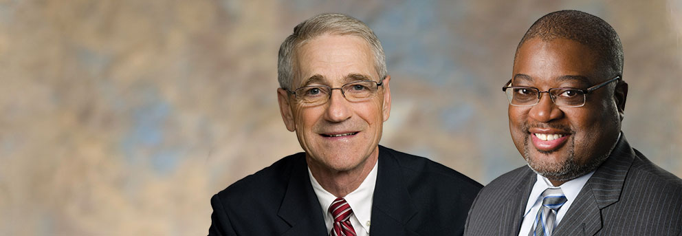 Bob-William-Combined-992 David C. Mills, Chair, Board of Trustees | William C. Bell, President and CEO