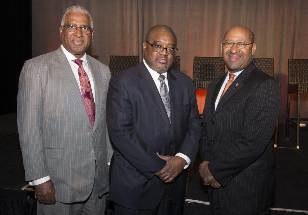 Birmingham Mayor William A. Bell, Sr., Casey's President and CEO Dr. William C. Bell, and Philadelphia Mayor Michael A. Nutter
